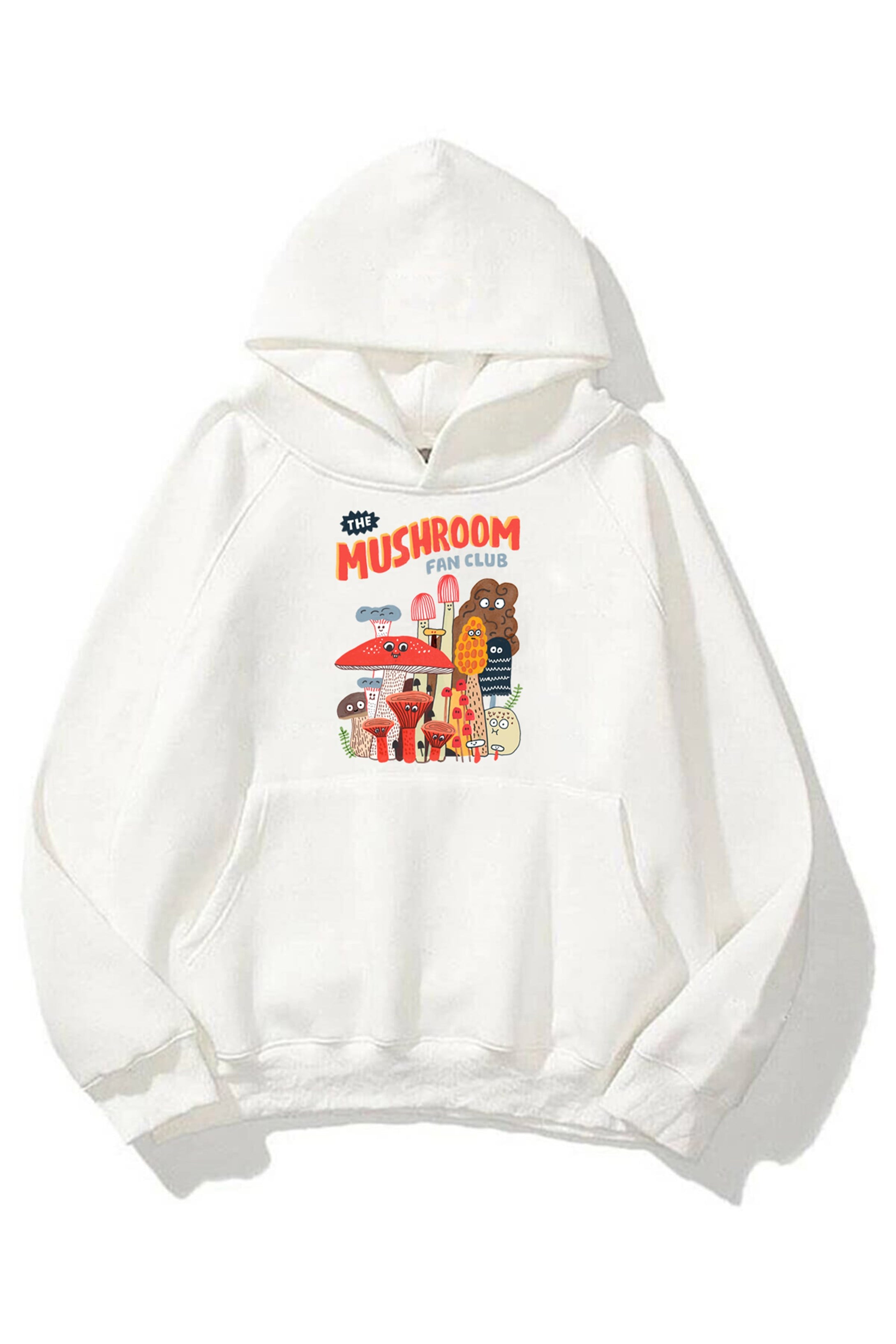 Trendiz Unisex The Mushroom Fan Club Beyaz Sweatshirt