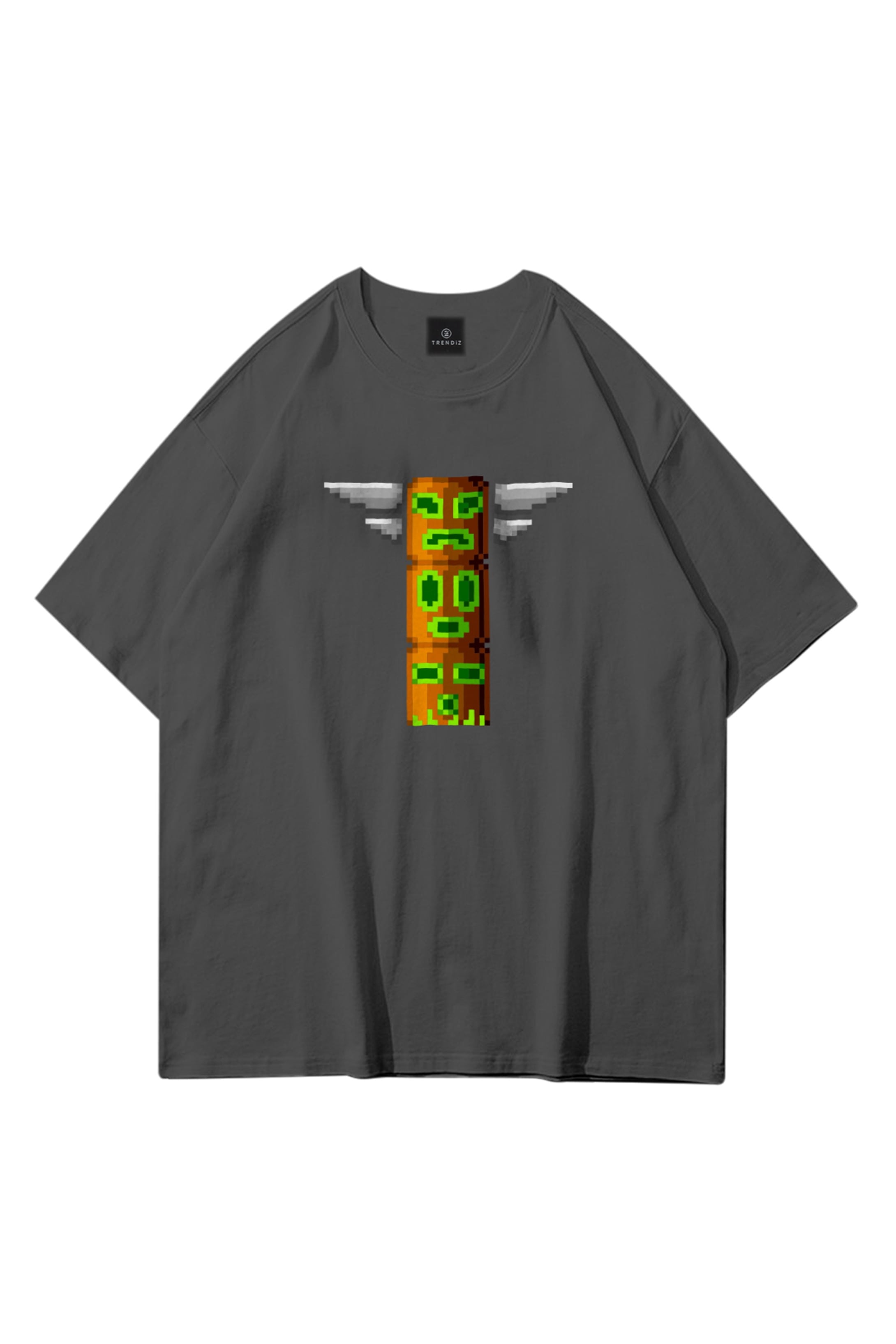Trendiz Unisex Totem Sonic Antrasit Tshirt