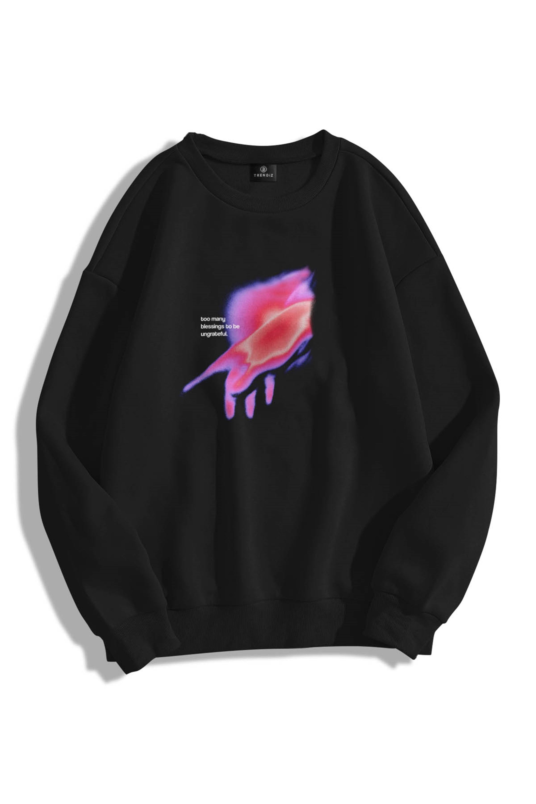 Trendiz Unisex Ungrateful Bisiklet Yaka Sweatshirt