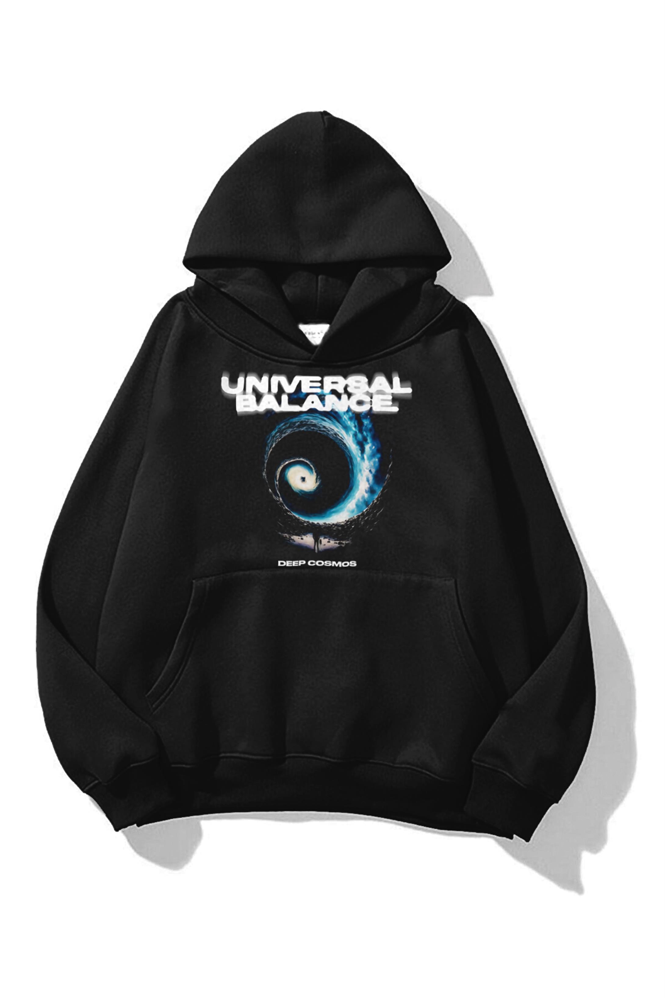Trendiz Unisex Universal Balance Sweatshirt Siyah