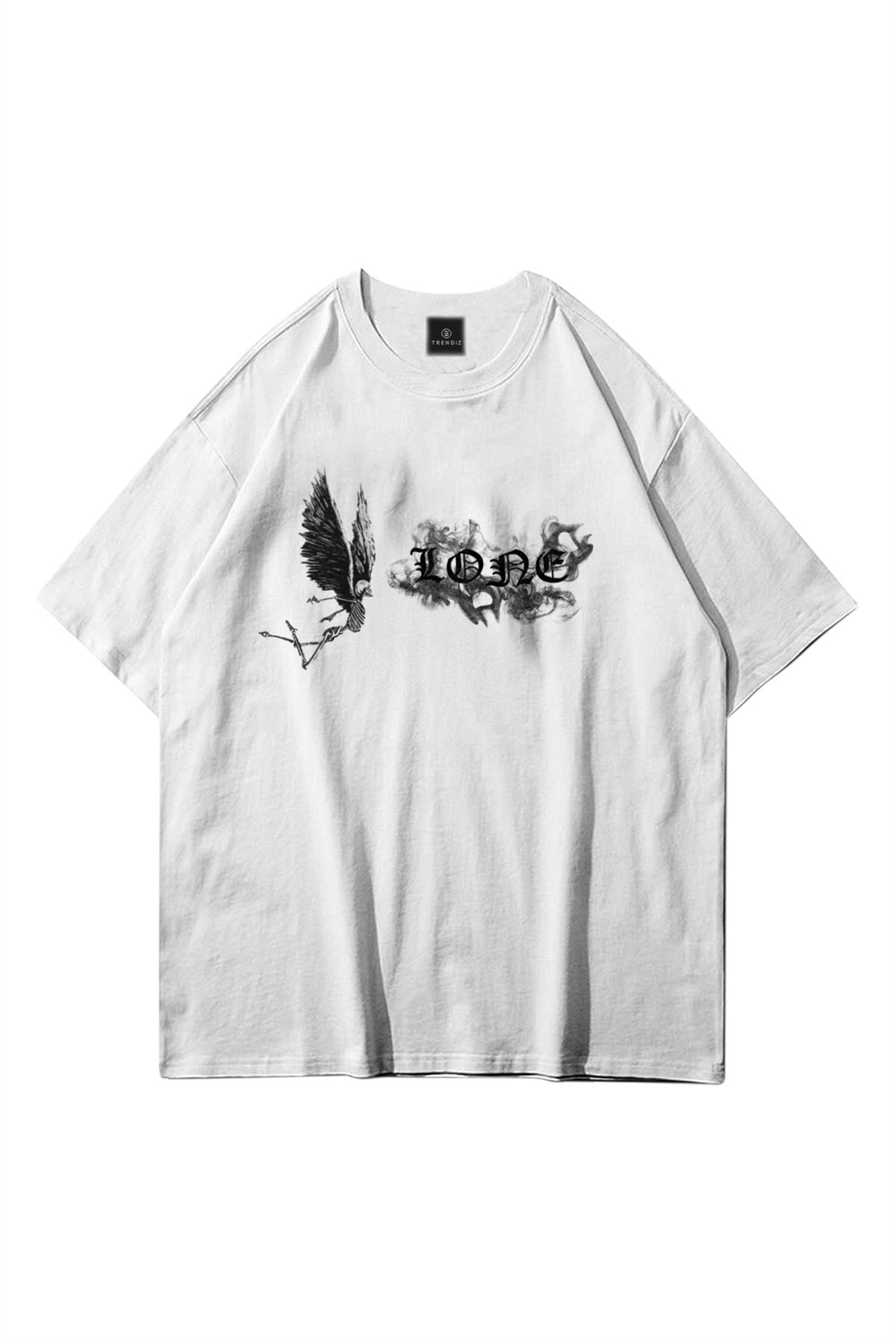 Trendiz Unisex Vlone Beyaz T Shirt
