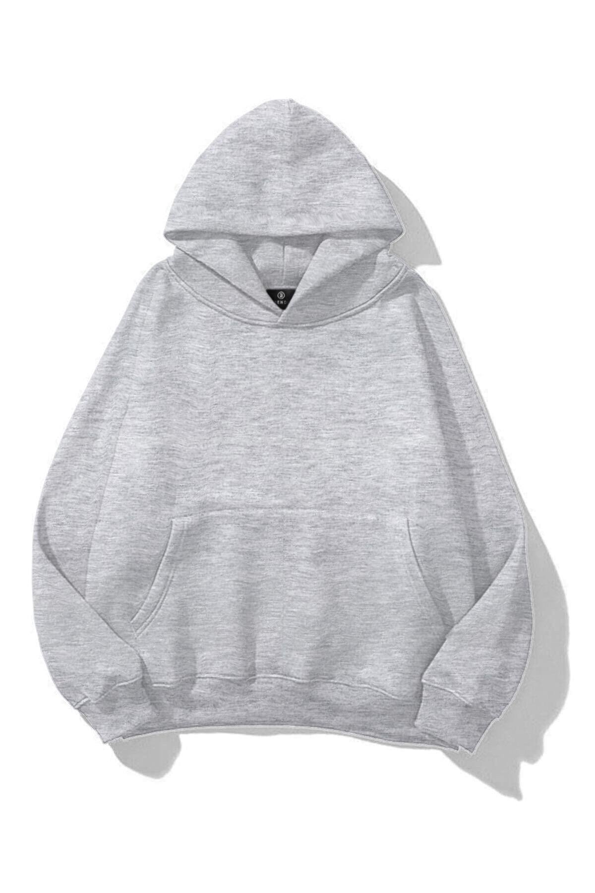 Unisex Basic Sweatshirt Gri melanj