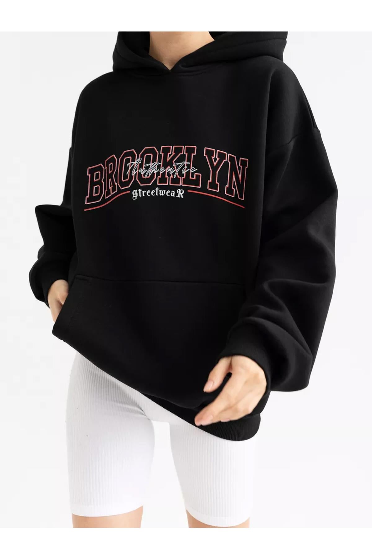Unisex Brooklyn Sweatshirt Siyah