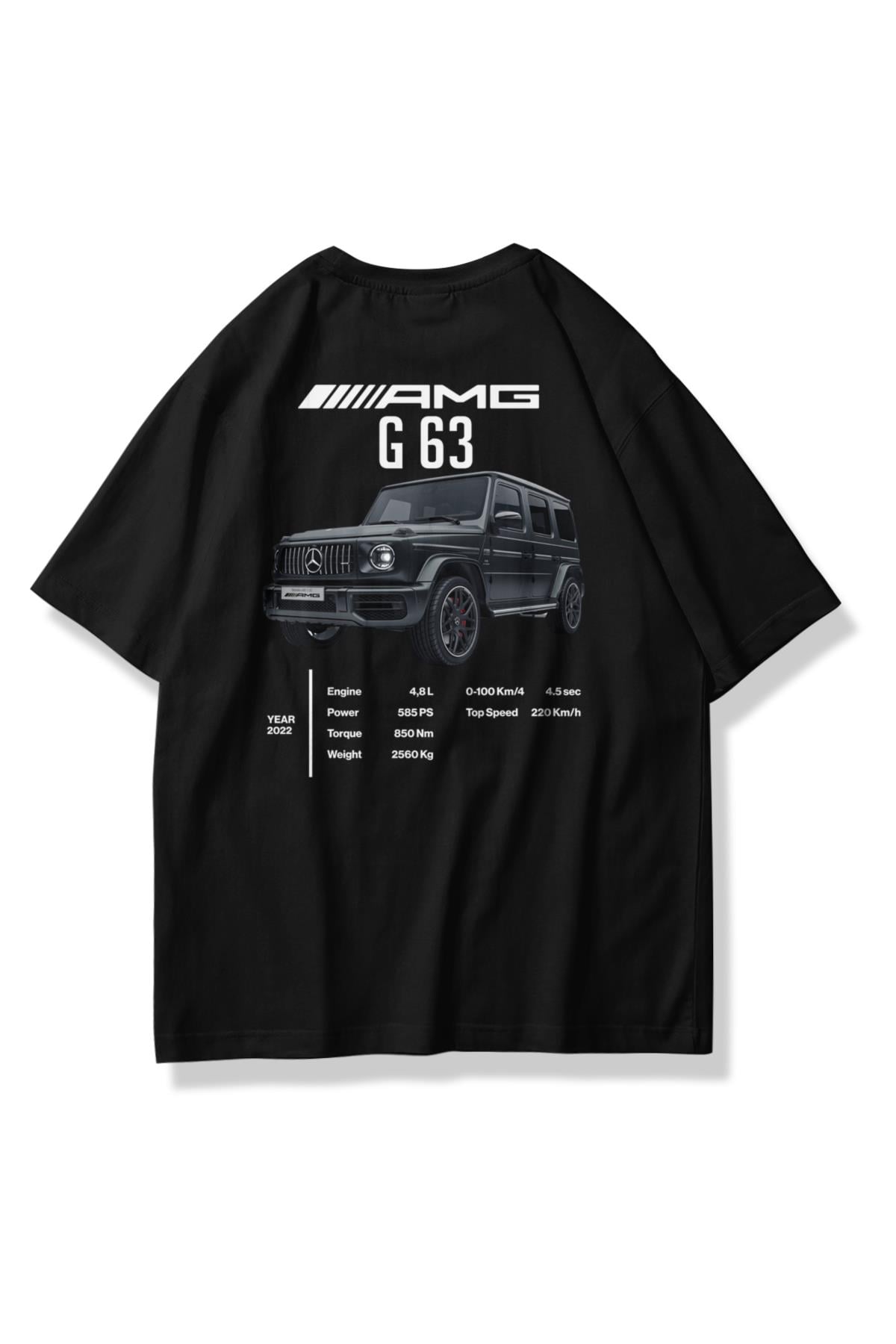 Unisex Mercedes AMG G63 Tshirt Siyah