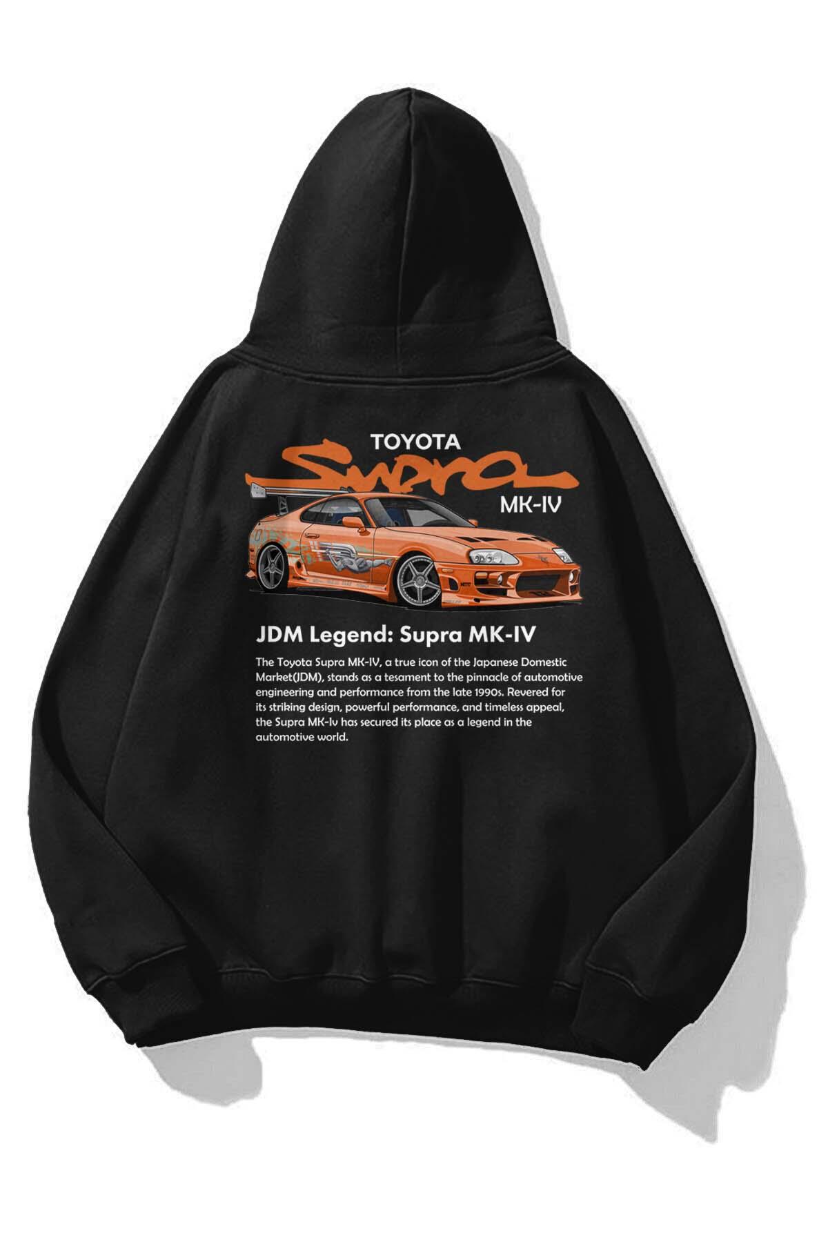 Unisex Supra MK-IV Sweatshirt Siyah