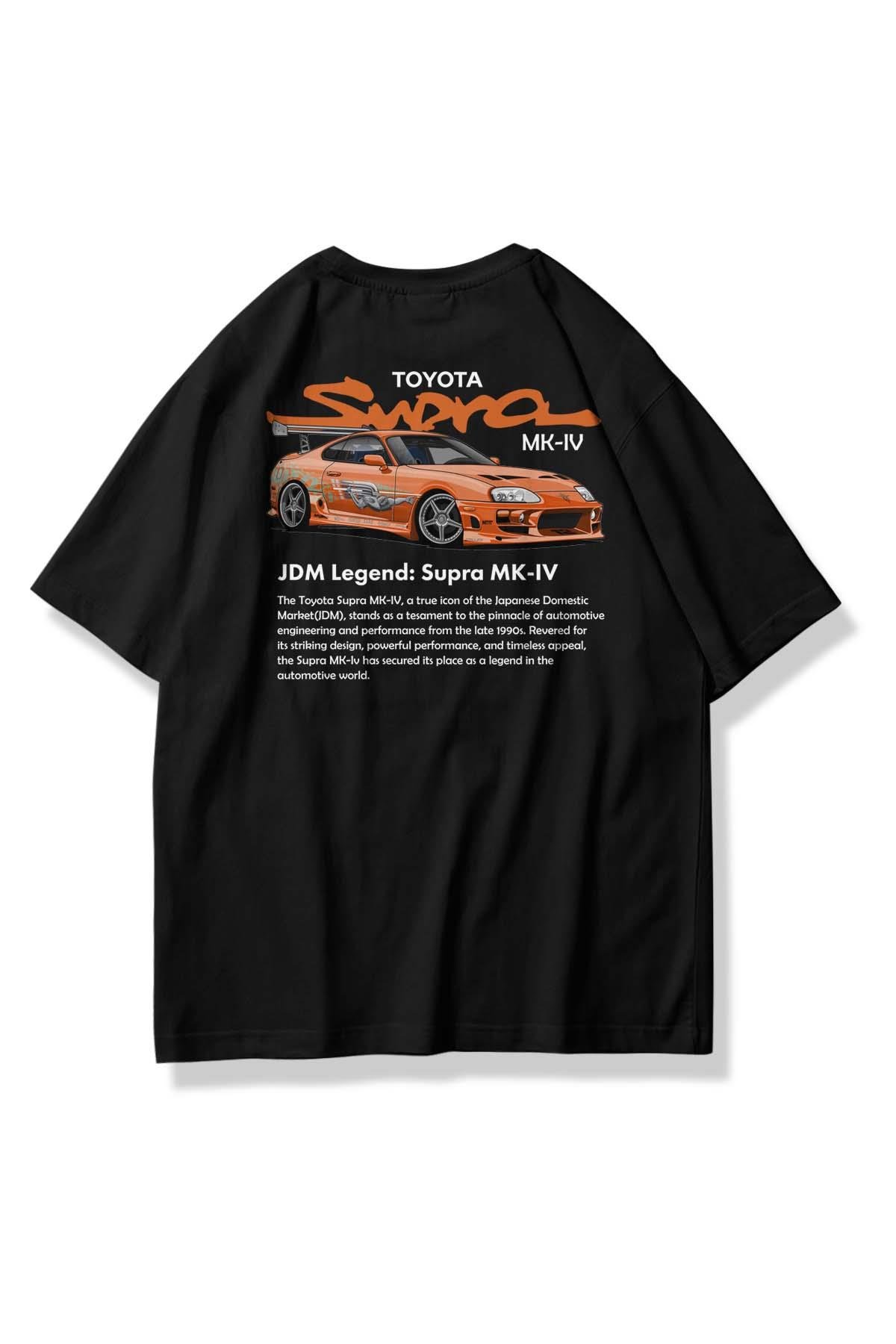 Unisex Supra MK IV Tshirt Siyah