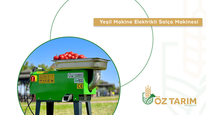 Yeşil Makine Elektrikli Salça Makinesi
