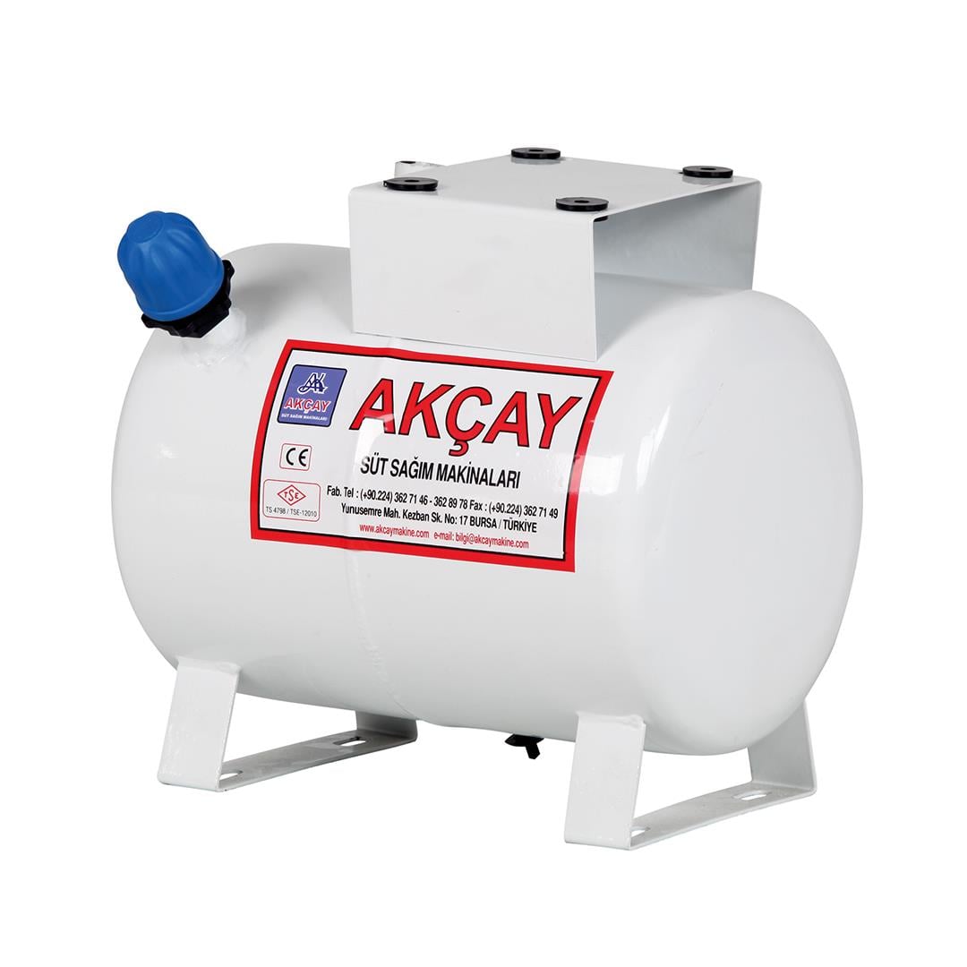 Akçay Süt Sağım Makinesi Hava Tankı Kuru Pompalar İçin Komple Set
