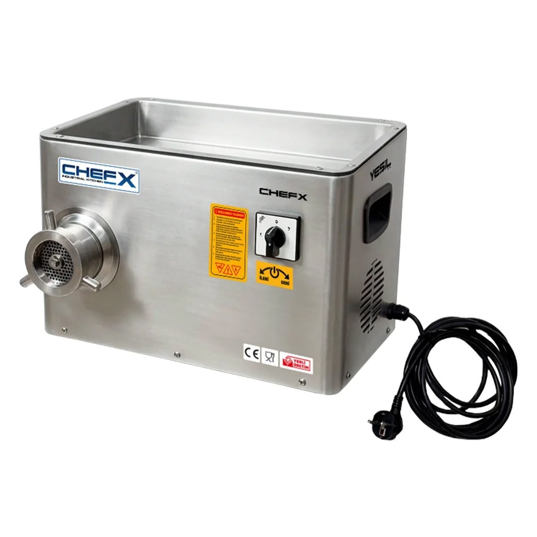 ChefX by Yeşil Makine Profesyonel Et Kıyma Makinesi 12 No 0,50 HP