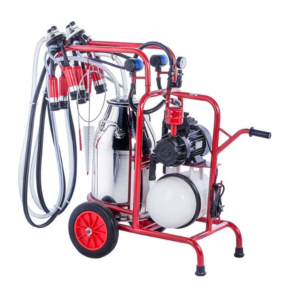 Kurtsan Çift Sağım Tek Güğüm Süt Sağım Makinesi 40 Litre (Kuru)