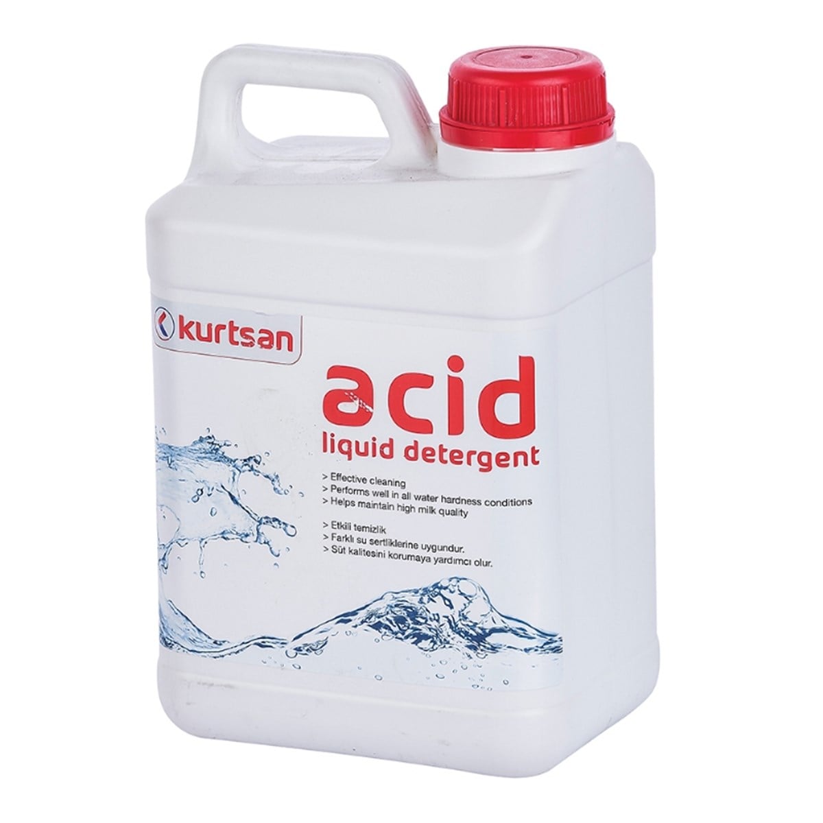 Kurtsan Süt Sağım Makinesi Asit Deterjan Konsantre 5 Litre