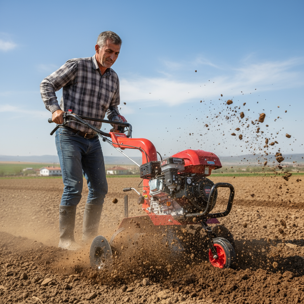 Omega B210-T Benzinli Çapa Makinesi 2+1 6.5 HP (Tekerlekli)