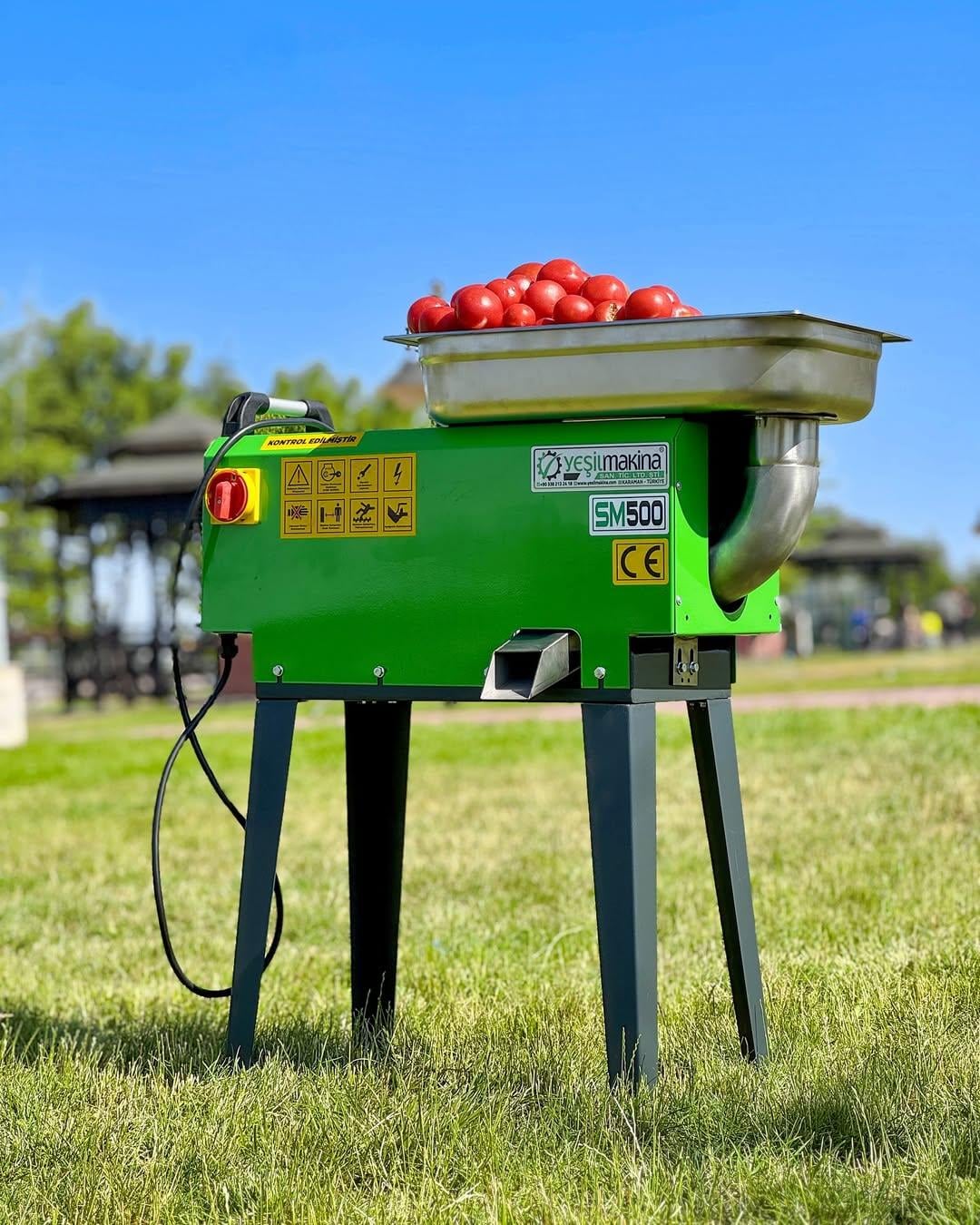 Yeşil Makine Elektrikli Salça Makinesi SM-500 3HP