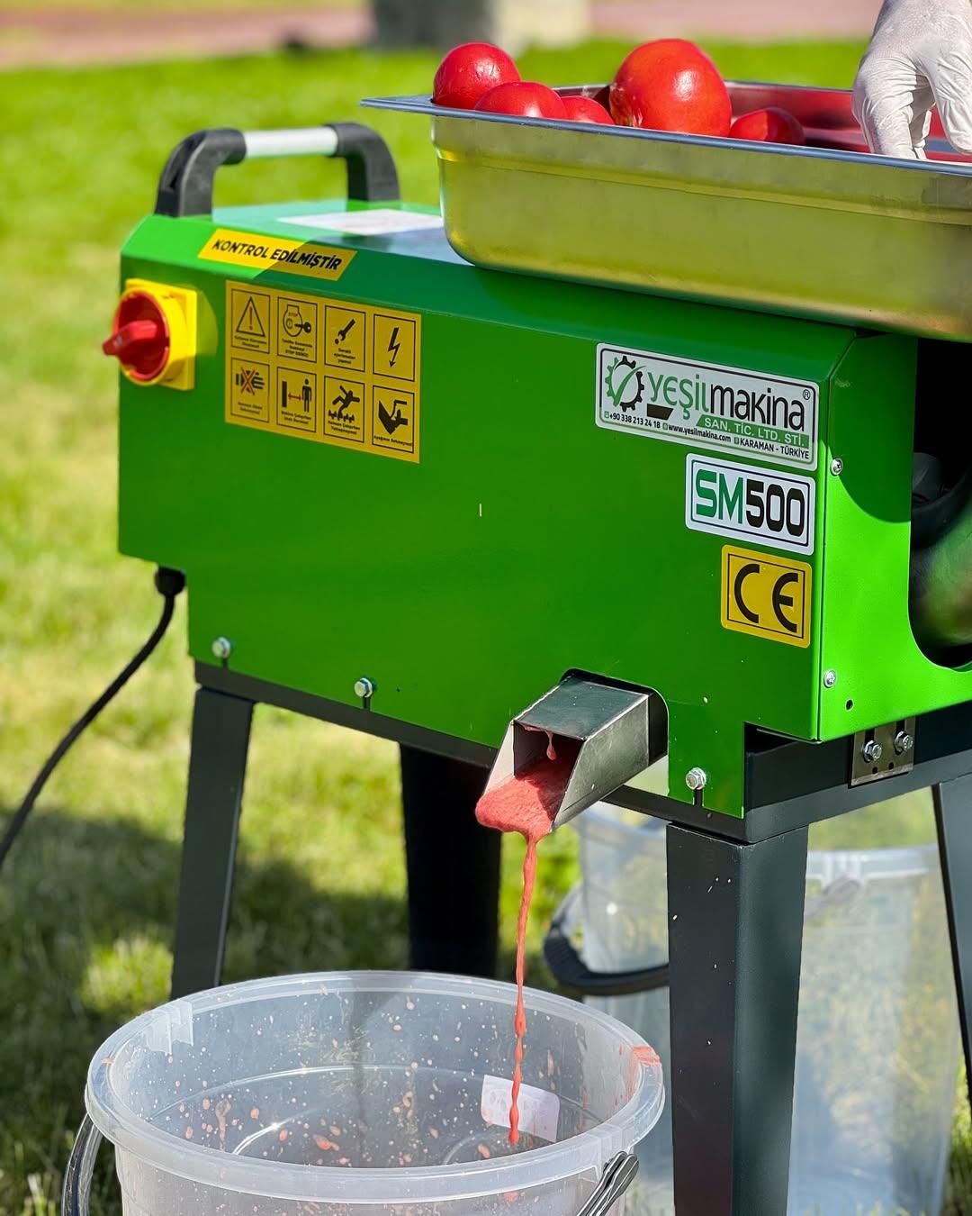 Yeşil Makine Elektrikli Salça Makinesi SM-500 3HP