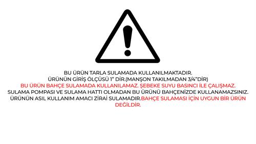 Cansu Yağmurlama Sulama Fıskiyesi CS1001 (Tarla Sulama)