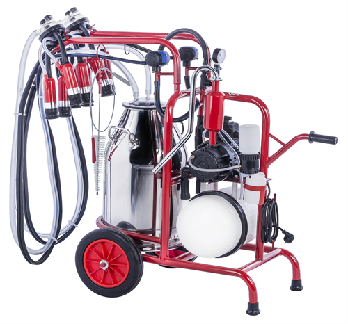 Kurtsan KM04096 Çift Sağım Tek Güğüm Süt Sağım Makinesi 40 Litre (Yağlı)