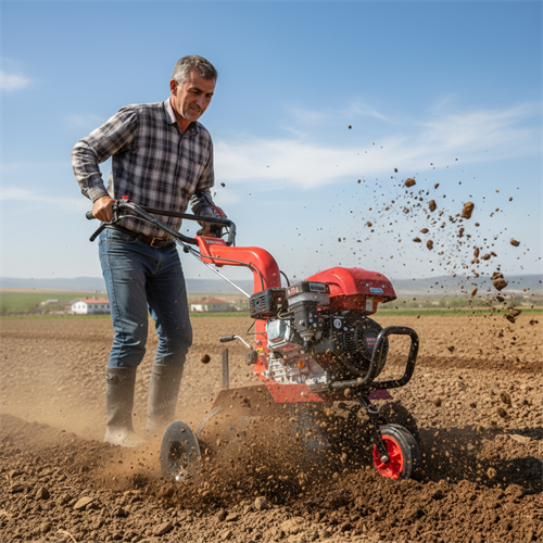 Omega B210-T Benzinli Çapa Makinesi 2+1 6.5 HP (Tekerlekli)