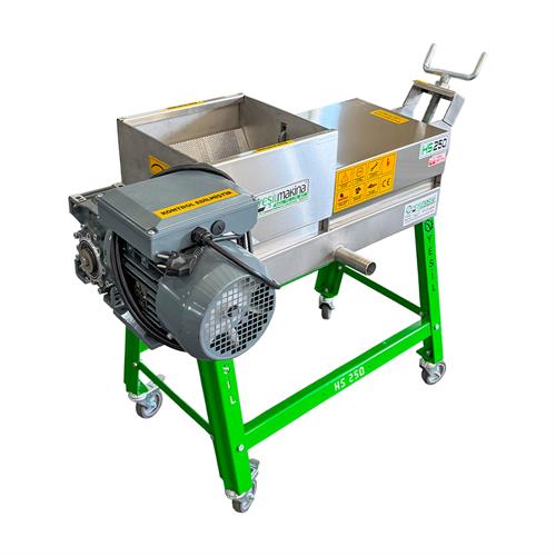 Yeşil Makine Elektrikli Üzüm Sıkma Makinesi (Şıra Makinesi) HS-250