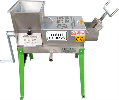 Yeşil Makine Manuel Üzüm Sıkma Şıra Makinesi Mini Class
