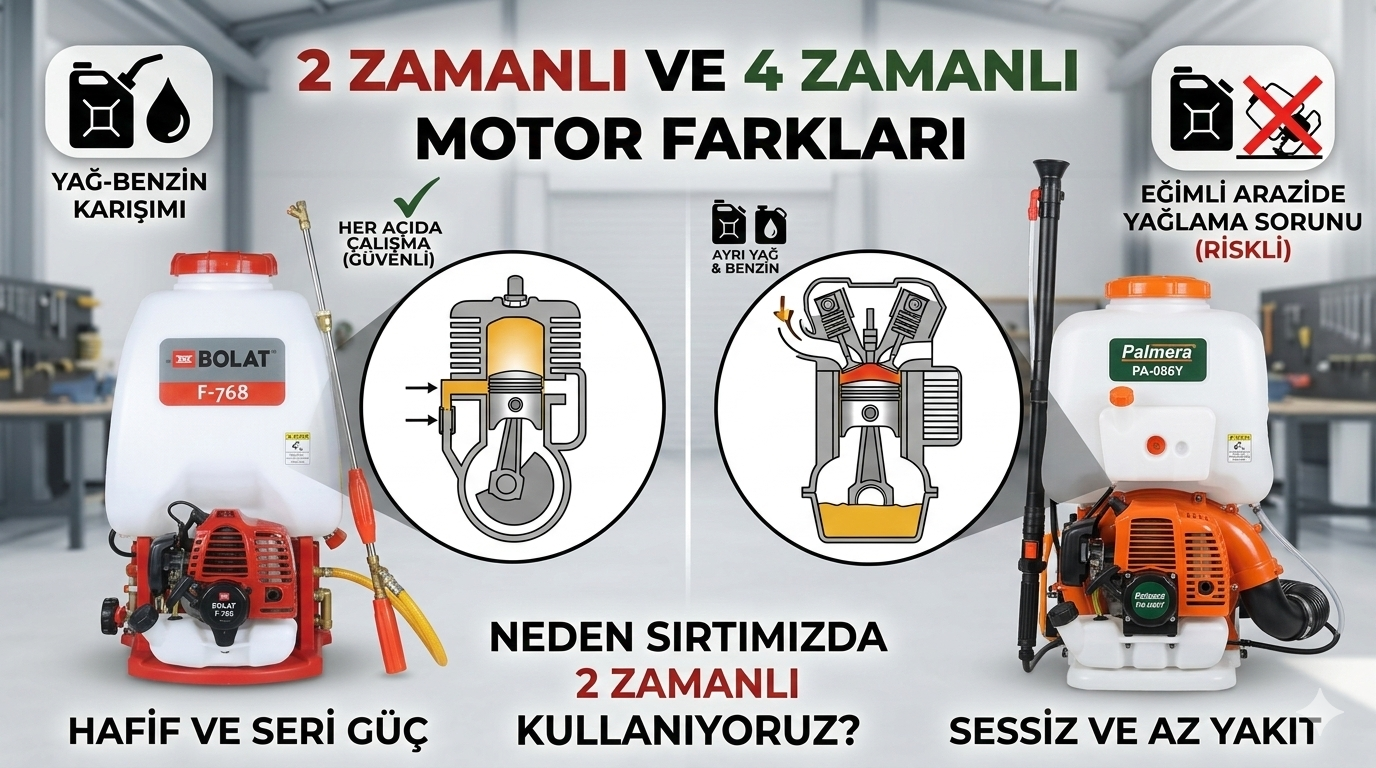 Ilaclama-makinesi-motor-tipleri,4-zamanli-2-zamanli-farki,2-zamanli-ilaclama-makinesi,4-zamanli-ilaclama-makinesi,Benzinli-ilaclama
