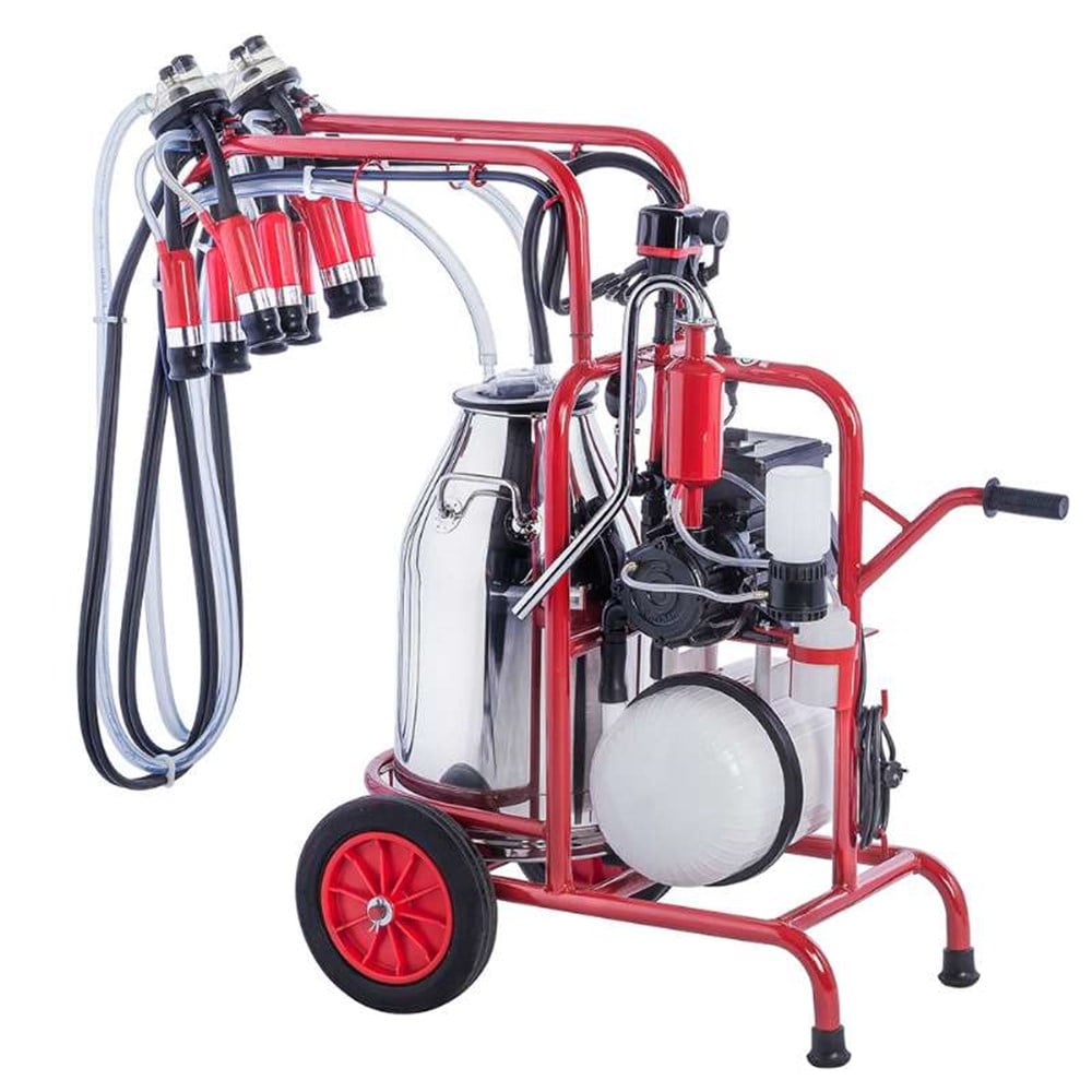 Kurtsan Çift Sağım Tek Güğüm Elektronik Süt Sağım Makinesi 40 Litre (Yağlı)
