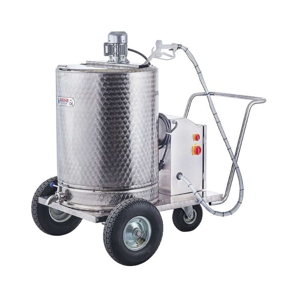 Kurtsan Pastörizatörlü Paslanmaz Buzağı Mama Makinesi 200 Litre