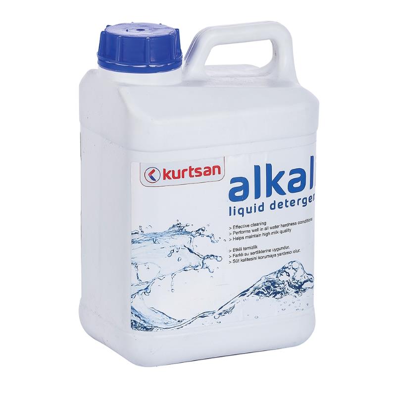 Kurtsan Süt Sağım Makinesi Alkali Deterjanı Konsantre 5 Litre