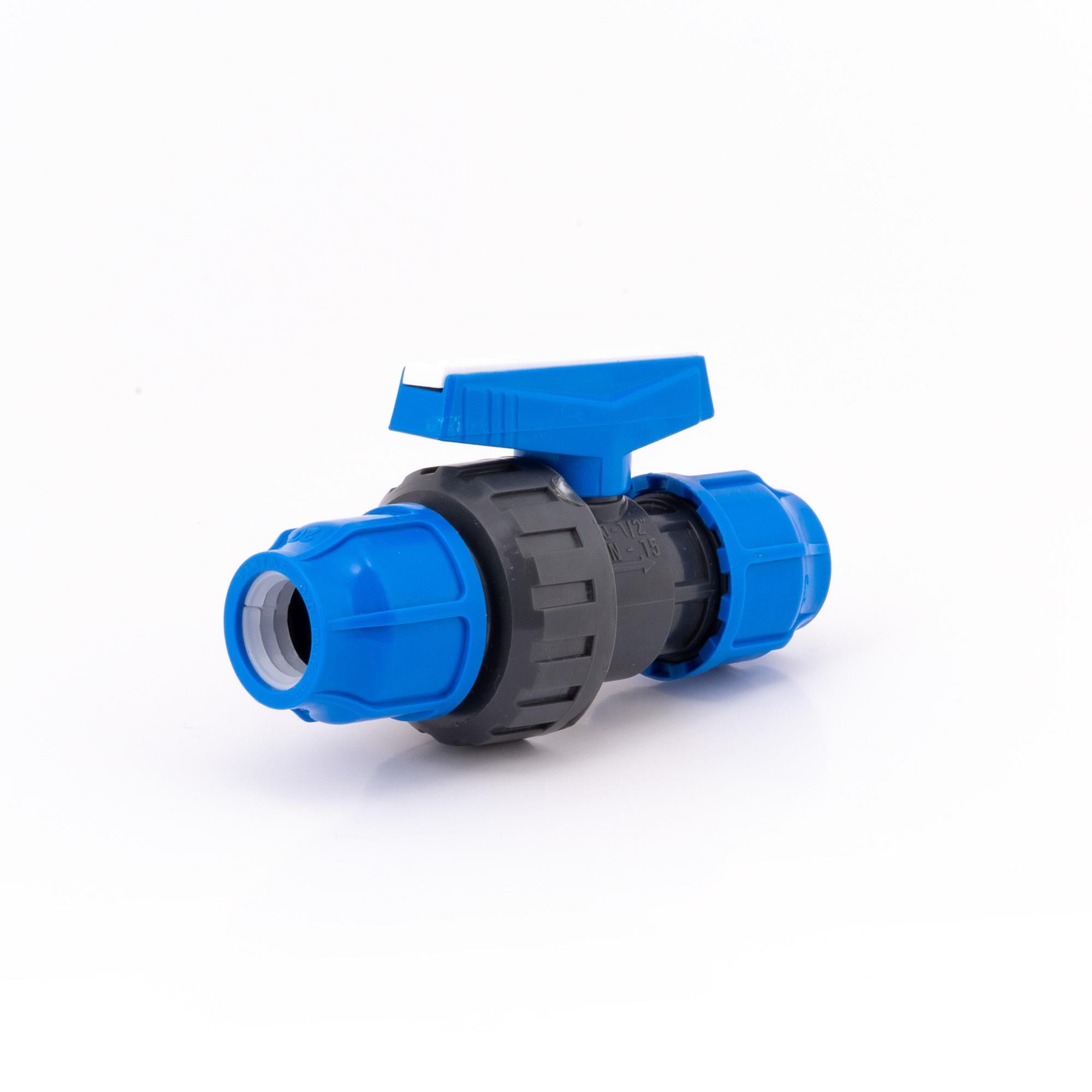 Pimtaş U-PVC Küresel Kaplin Vana PN16 (Ölçü Seçiniz)