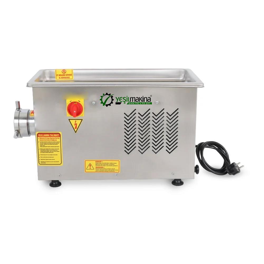 Yeşil Makine 12 No 0.75 HP Döküm Şanzımanlı Profesyonel Et Kıyma Makinesi - Öz-Tarım
