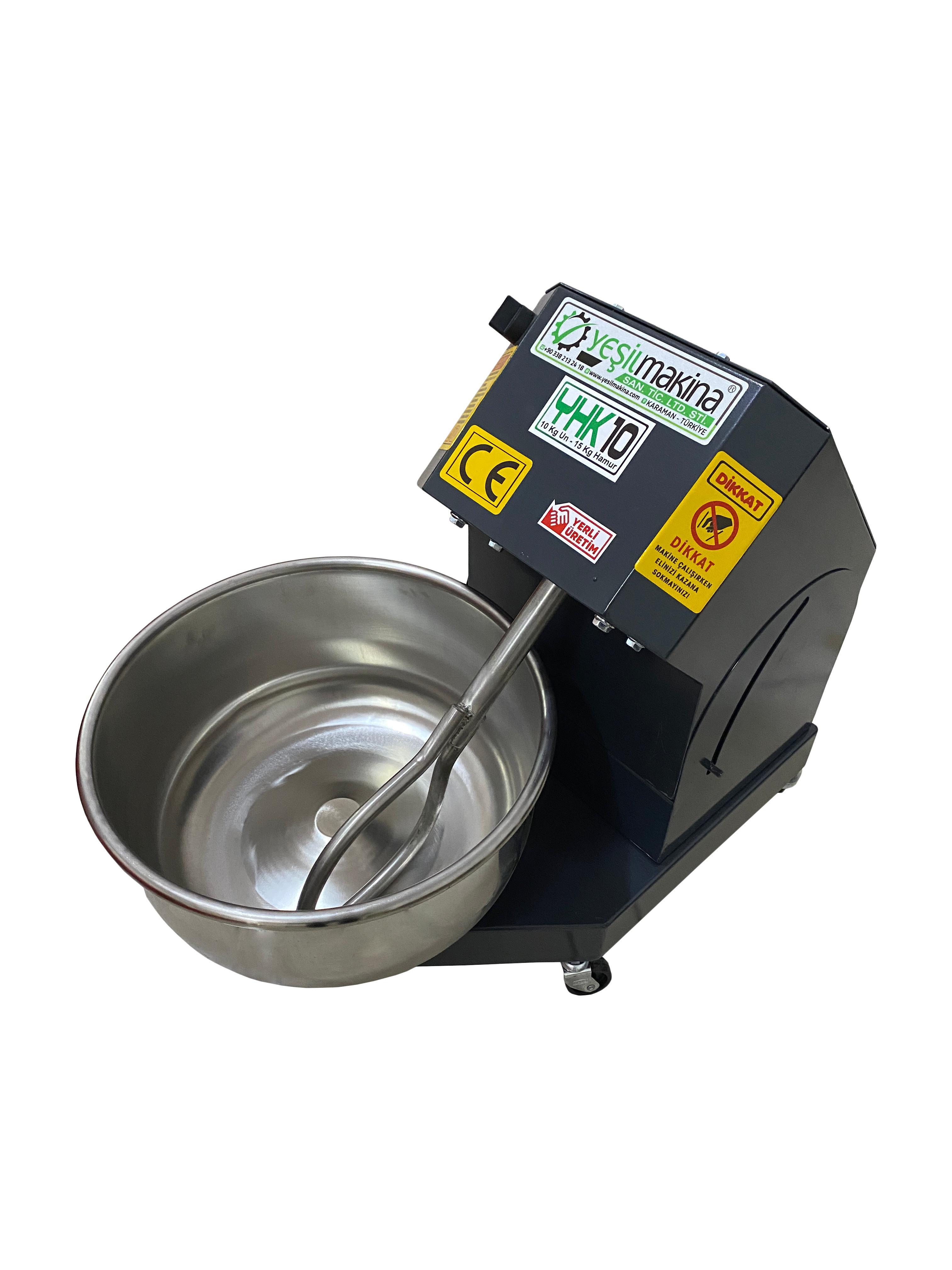 Yeşil Makine Elektrikli Hamur Yoğurma Makinesi 10KG