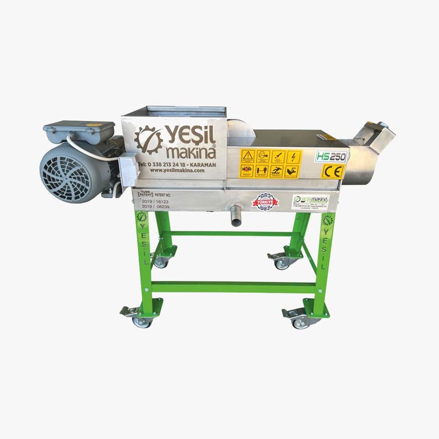 Yeşil Makine Elektrikli Üzüm Sıkma Makinesi (Şıra Makinesi) HS-250