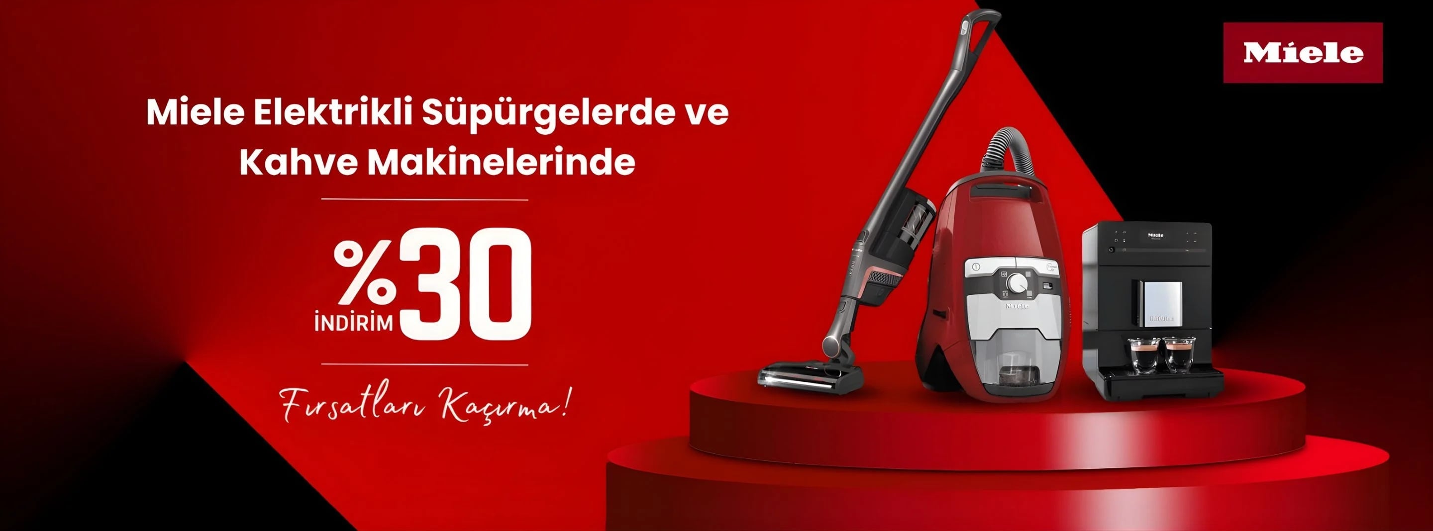 Miele Süpürge ve Kahve %30 İndirim