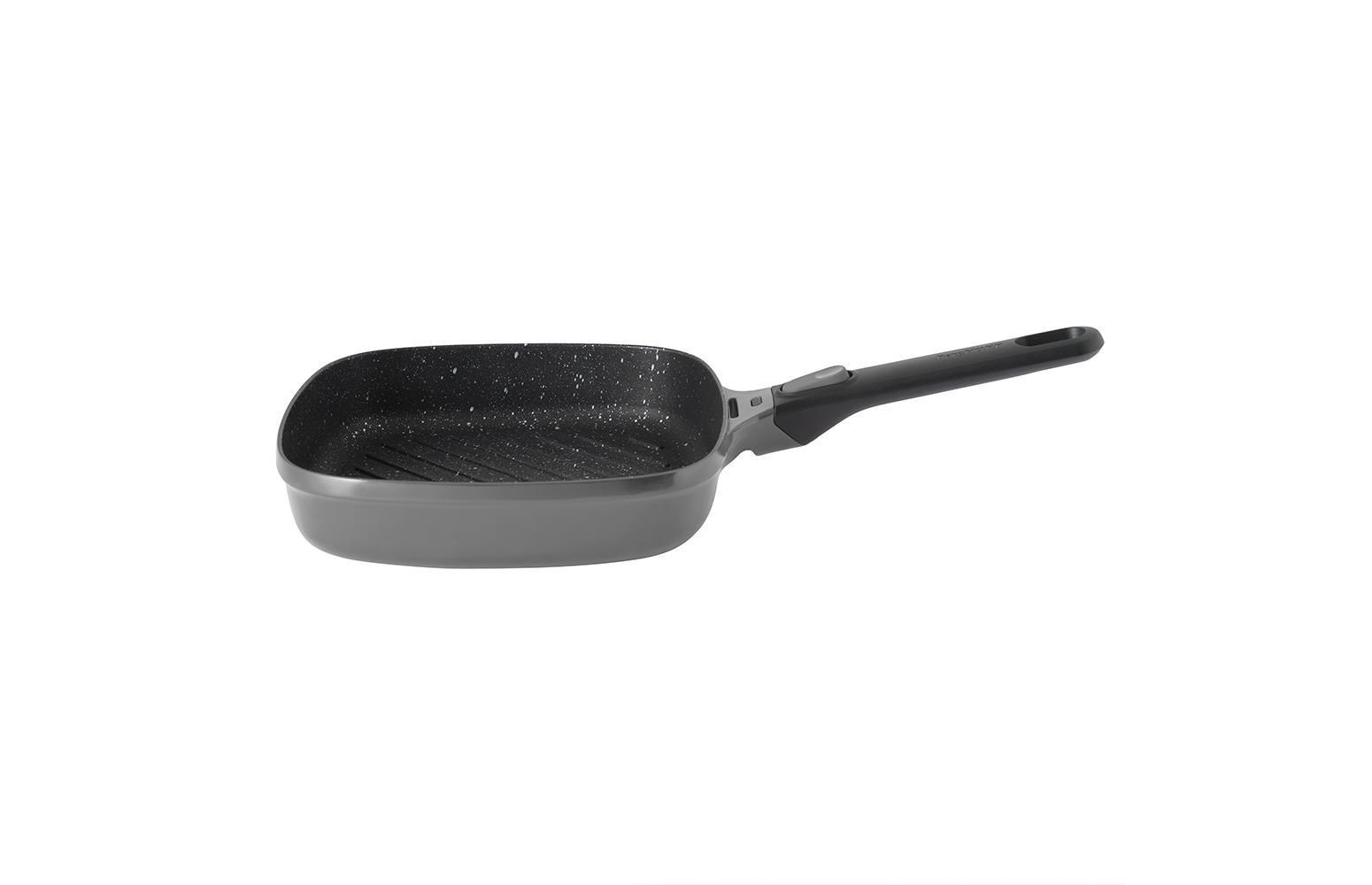 Berghoff Gem Çıkarılabilir Saplı Stay Cool Izgara Kare Tava Gri 24 Cm