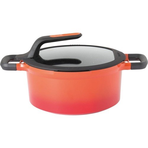 Berghoff Gem Stay Cool Soft Orange Tencere 28 CM