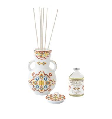Easy Life Ambiance Porselen Koku Difüzör Seti 250 ml Mediterraneo Oranj
