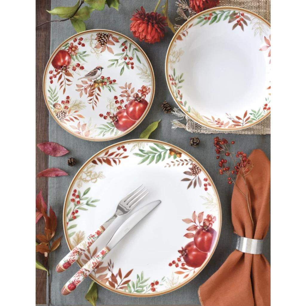 Easy Life Autumn Symphony Porselen Yemek Tabağı Ø 20,5 cm