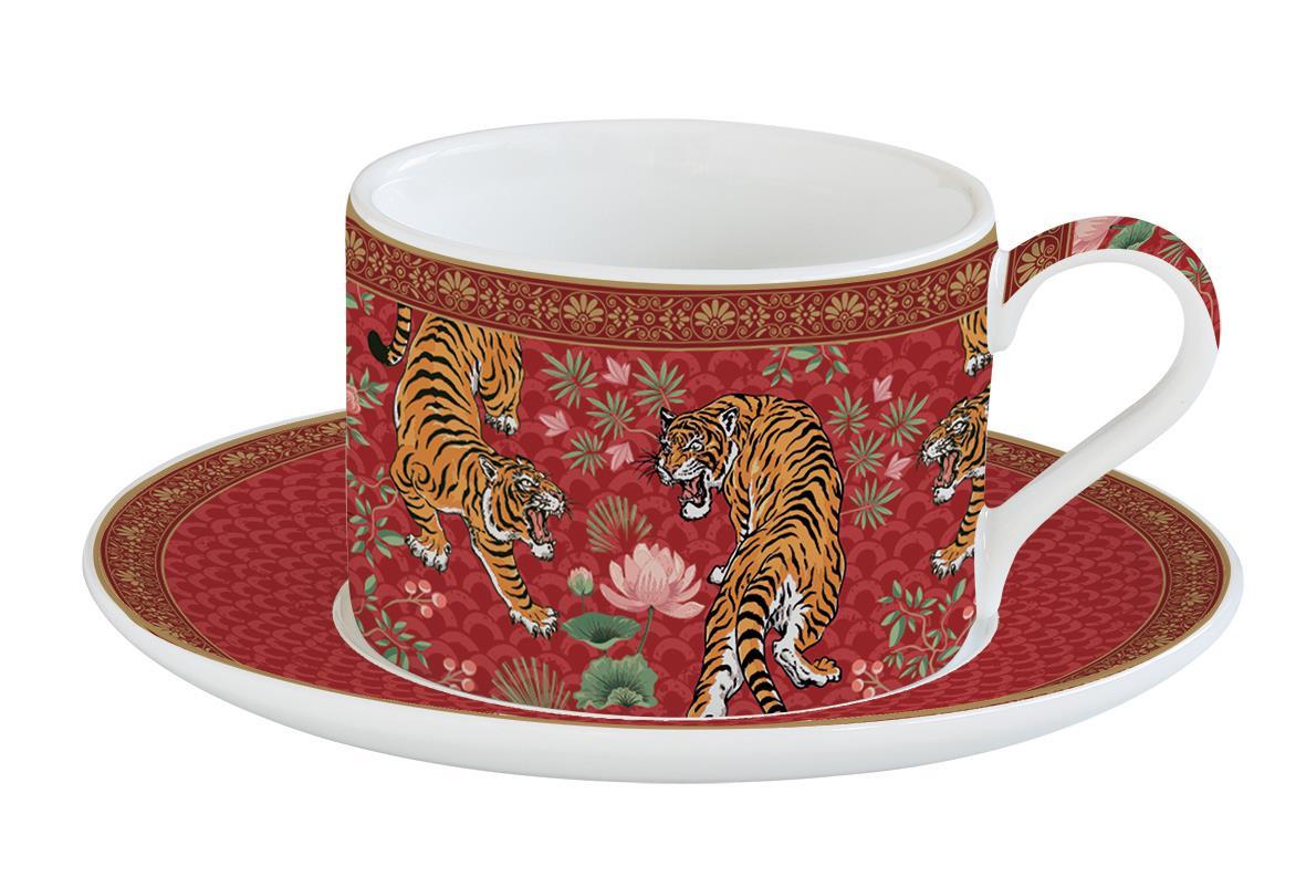 Easy Life Bengala Porselen Fincan ve Tabak 240 ml.