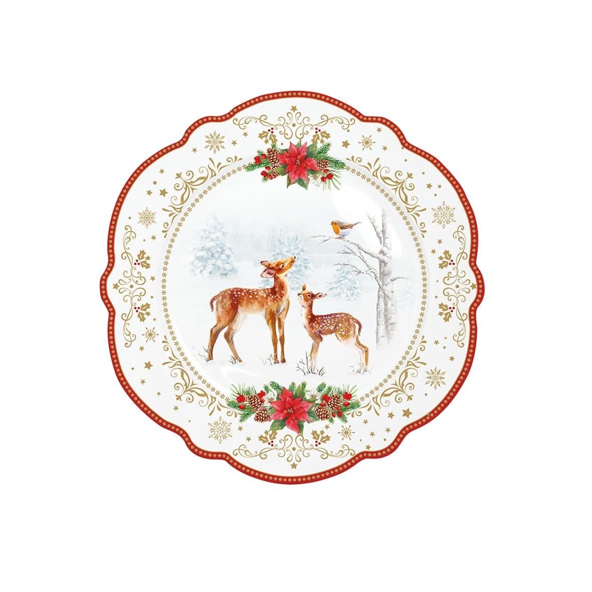 Easy Life Christmas Melody Porselen Tabak Ø 20 cm