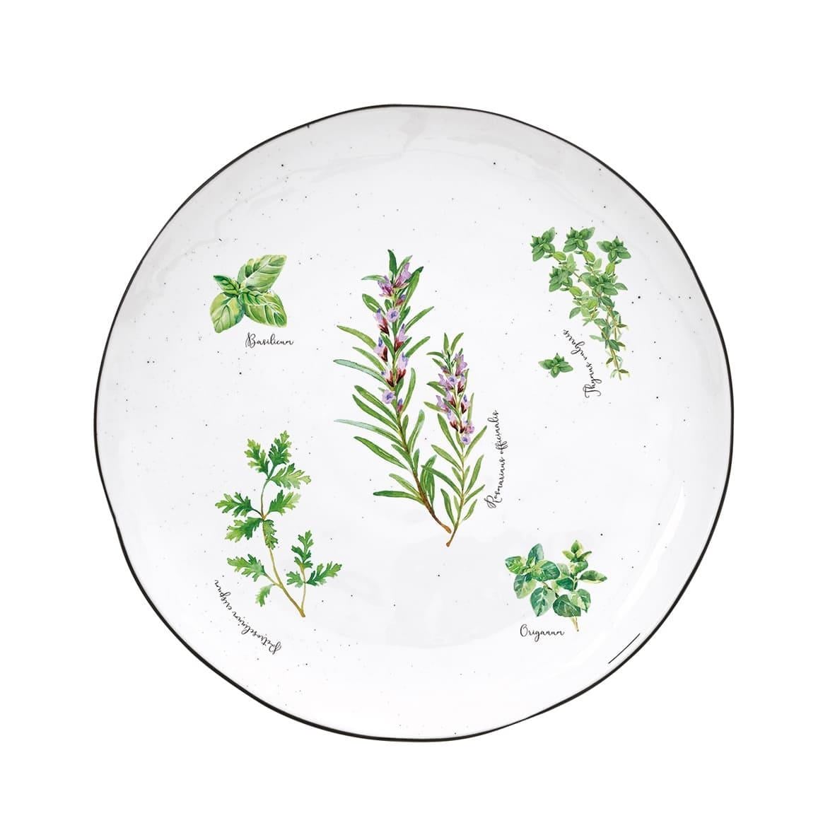 Easy Life Herbarium Porselen Servis Tabağı Ø 26,0 cm