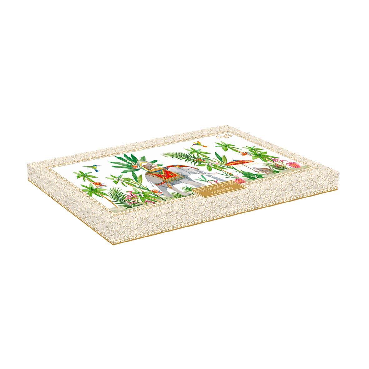 Easy Life Marajah Porselen Kek Servis 35 cm x 15 cm