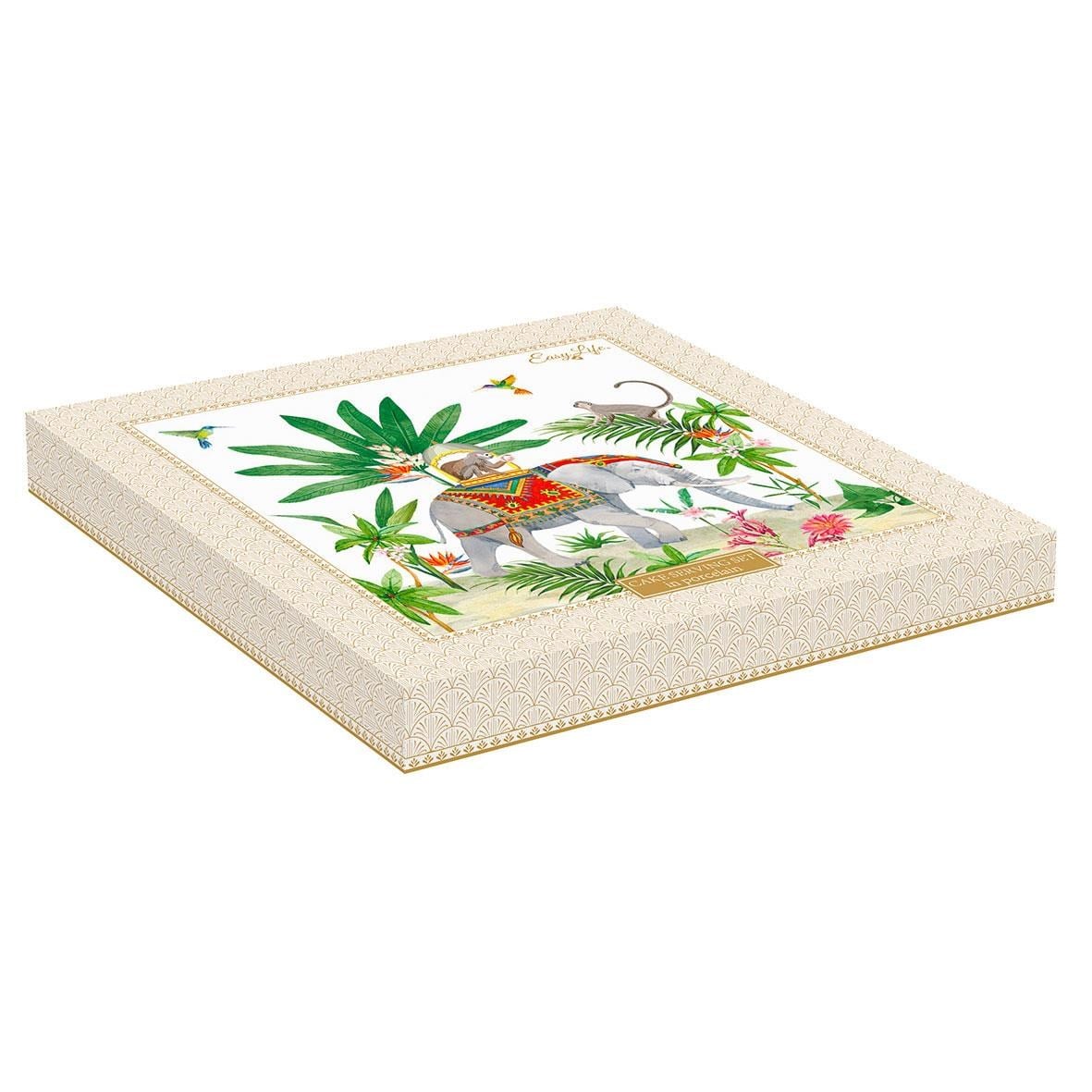 Easy Life Marajah Porselen Kek Servis Tabağı Ø 32 cm Dilimleyicili