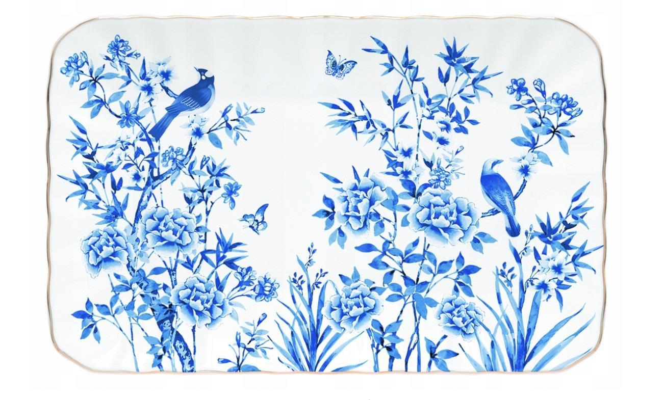 Easy Life Paradise Garden Porselen Dikdörtgen Tabak 20cm x 13cm