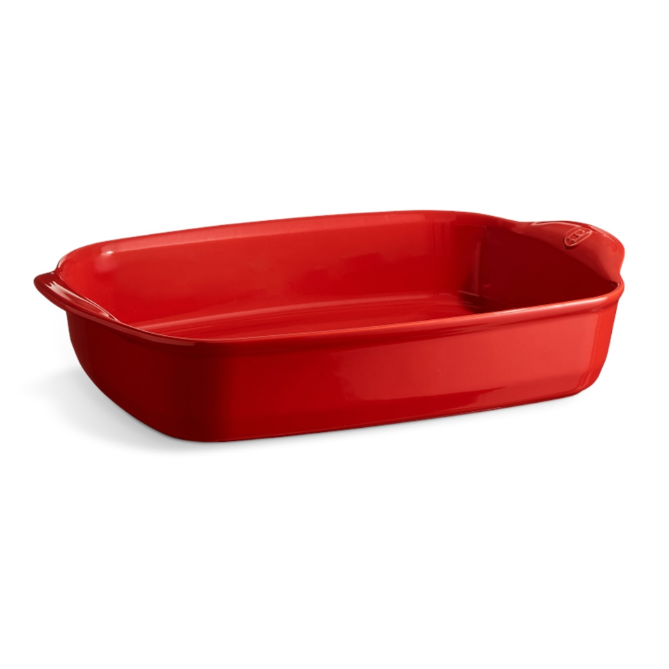 Emile Henry Fırın Kabı Dikdörtgen 42 X 28 Cm Kırmızı Burgundy -349654