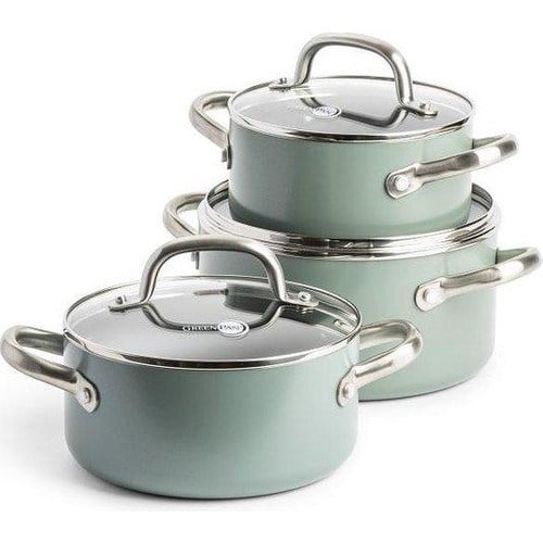 GREENPAN MAYFLOWER 6 PRÇ TENCERE SETİ  16CM+18CM+20CM