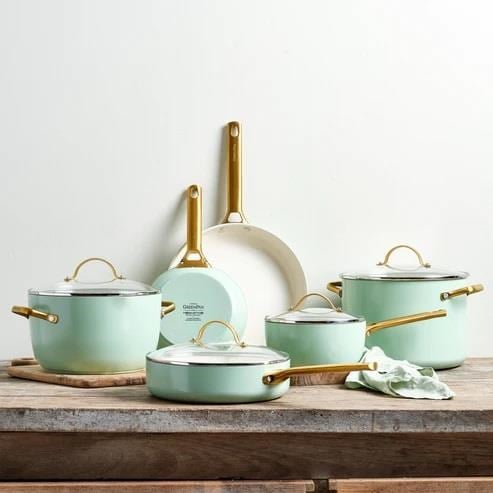 GreenPan Padova Mint 10 Parça Tencere Seti