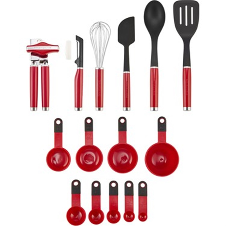 KitchenAid 15 Parça Mutfak Gereçleri Seti KO447BXERI -Empire Red