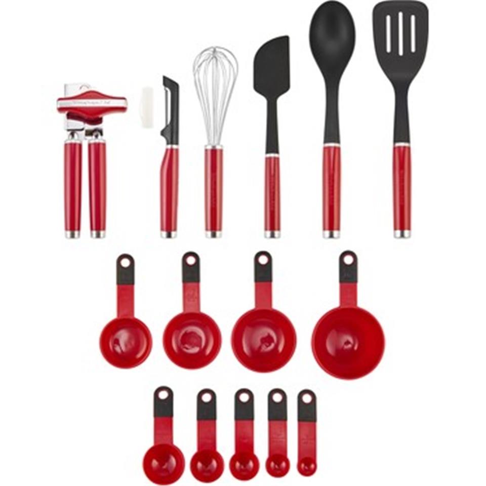 KitchenAid 15 Parça Mutfak Gereçleri Seti KO447BXERI -Empire Red
