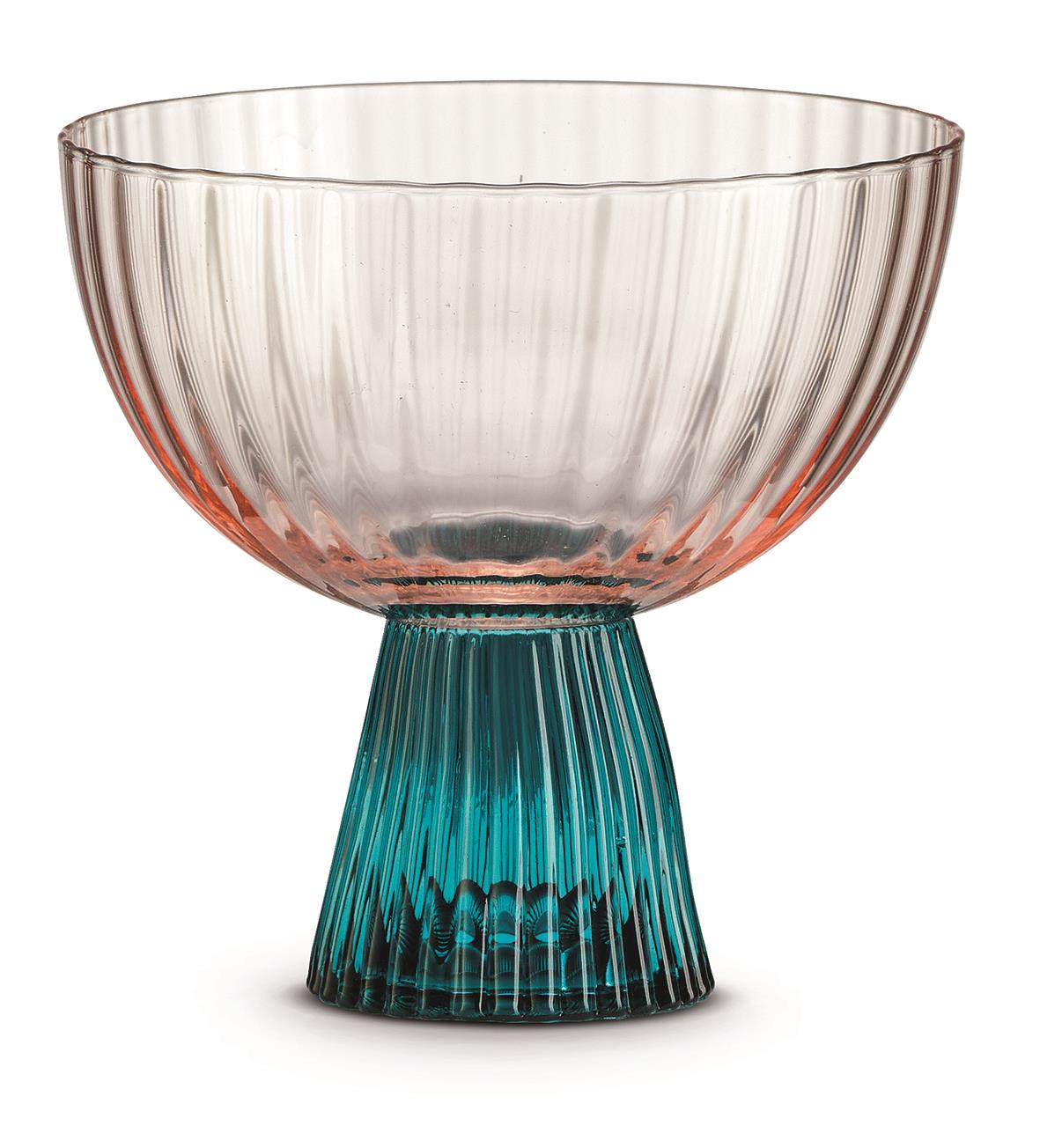 Pozzi Milano Modern Classic 2'li Cup Seti 260 ml Pembe/Yeşil - PM0159 PIGR