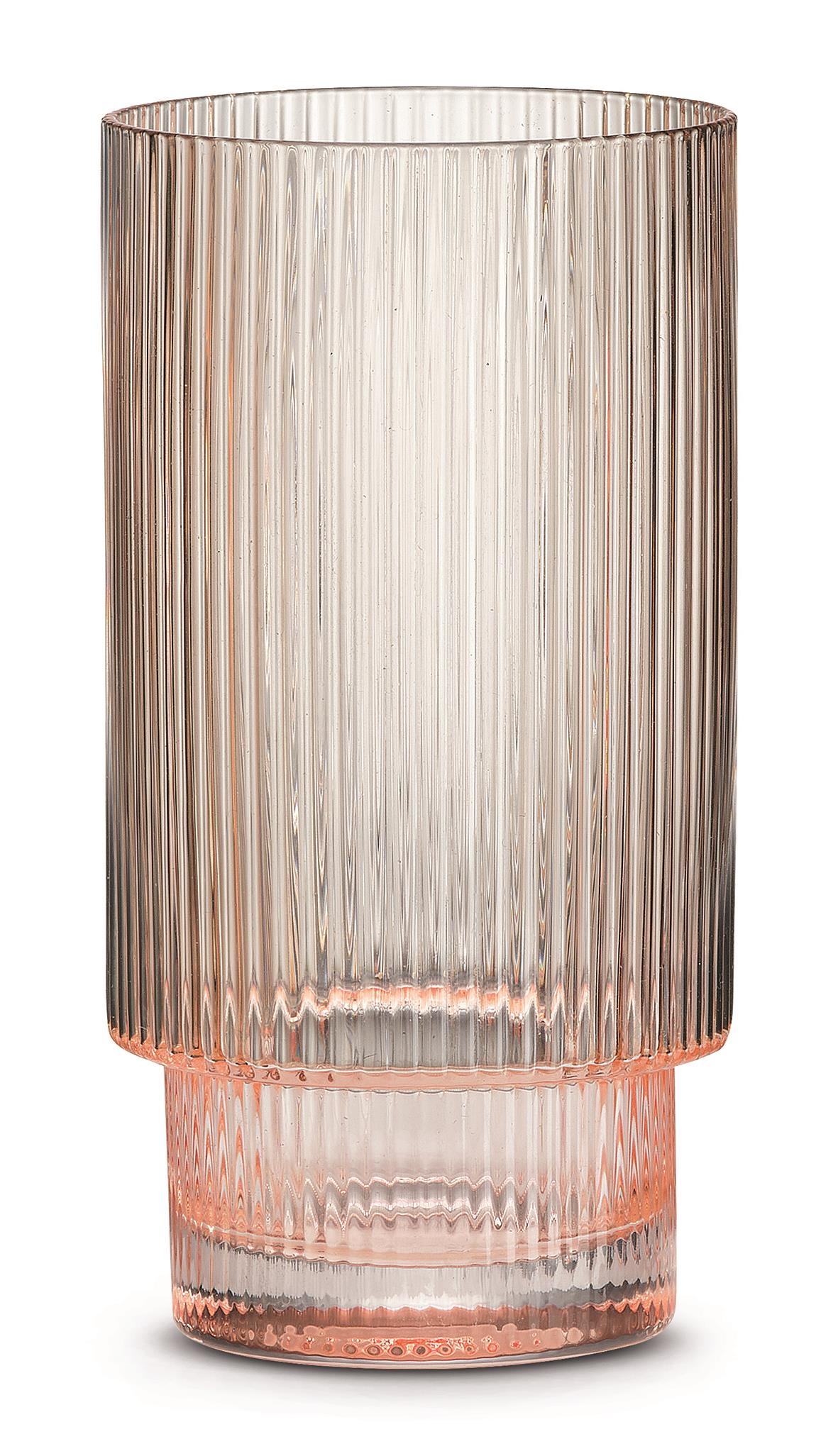 Pozzi Milano Modern Classic 2'li Meşrubat Bardağı Seti 460ml Pembe - PM0154 PINK
