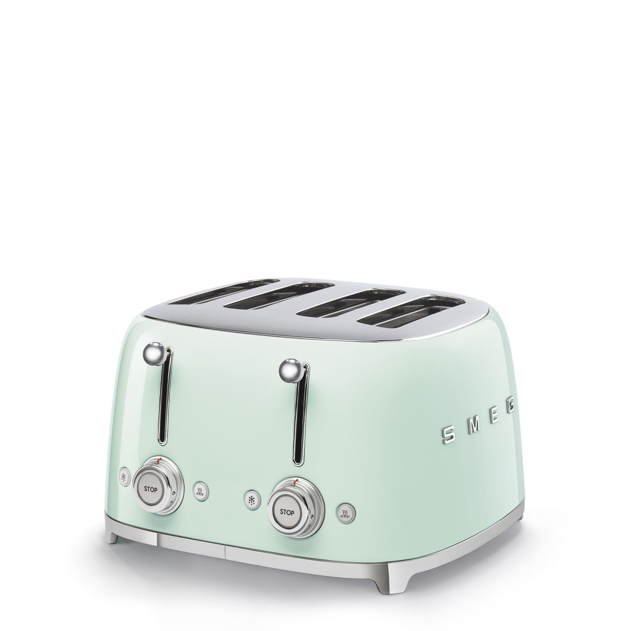 Smeg 4X1 Dilim Ekmek Kızartma Pastel Yeşil -TSF03PGEU